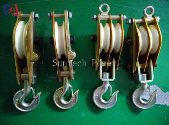 รอกยกอลูมิเนียมอัลลอยด์ 10-100KN พร้อมมัดไนลอน MC สำหรับการยกแบบเบา