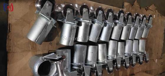 D Series Bell Mouth Cable Protection Entrance Roller 80-200mm กับล้อไนลอน MC สําหรับการเข้าสายไฟฟ้าได้เรียบร้อย