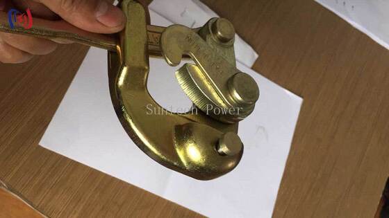 เครื่องจับสายใยทั่วไป Come Along Clamp พร้อมภาระปรับขนาด 10-30KN สําหรับเส้นใยขนาด 4-32 มิลลิเมตร