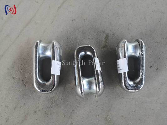ข้อต่อยึดสำหรับสายส่งกำลังไฟฟ้า รับน้ำหนักพิกัด 10-250KN โครงสร้างเหล็กอัลลอย เคลือบสังกะสีแบบจุ่มร้อน