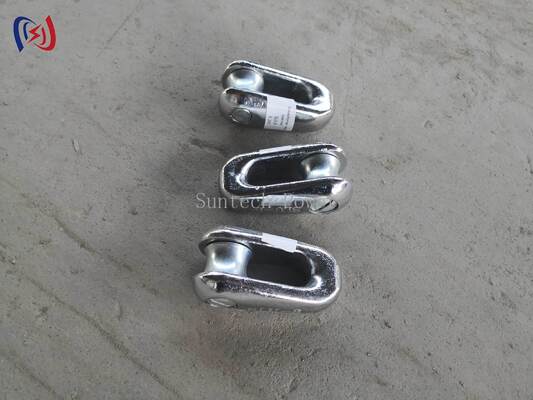 ข้อต่อยึดสำหรับสายส่งกำลังไฟฟ้า รับน้ำหนักพิกัด 10-250KN โครงสร้างเหล็กอัลลอย เคลือบสังกะสีแบบจุ่มร้อน