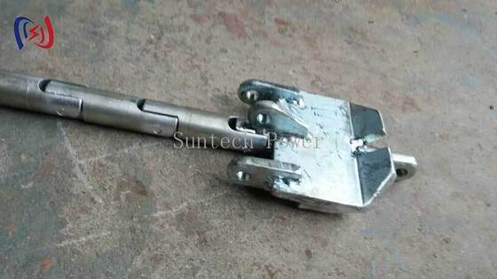 บอร์ดหัวสําหรับสายนําสามพวงที่มีความจุ 100-180KN สังกะสีอลูมิเนียมระดับสูงและการรักษาพื้นผิว anodized