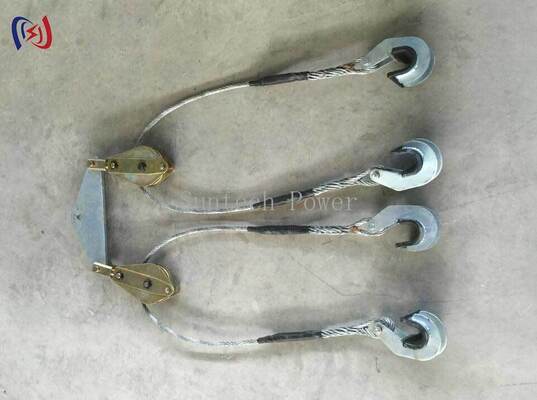 เครื่องยกสายไฟแบบหลายเส้นอนุกรม ST สำหรับสายไฟ 2-8 เส้น พร้อมพิกัดโหลด 24-320KN และโครงอะลูมิเนียมอัลลอยด์