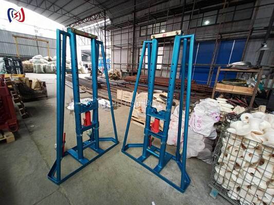 สแตนด์คลื่นเคเบิลไฮดรอลิก ด้วยภาระปริมาณ 50-300KN สําหรับกลองขนาด 2400-5000 มิลลิเมตรและกรอบเหล็กความเหนียวสูง