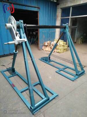 SIPZ Modular Cable Reel Stand 30-100KN ประกอบง่ายโดยไม่ต้องใช้เครื่องมือ ขาตั้งม้วนสายไฟ