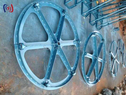 สแตนด์คลื่นเคเบิลแนวตั้ง 10-70KN 500-1500mm คอนดิวเตอร์ดัมม์สแตนด์ที่พักประหยัด