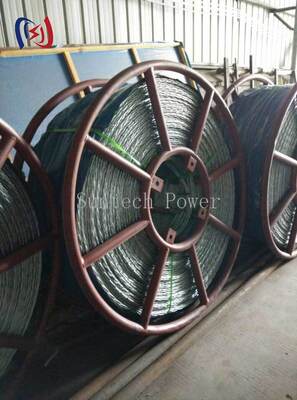 ลวดสลิงกันบิด 12 เส้น ขนาดเส้นผ่านศูนย์กลาง 9-42 มม. และแรงทำลาย 54-817KN สำหรับการยกที่มั่นคง