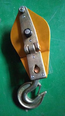 อลูมิเนียม Sheave Hoist Tackle 100KN เครื่องมือการดึงสาย