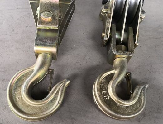 เปิด QHS Double Sheave Pulley Block 10T Conductor เครื่องมือร้อยเชือก
