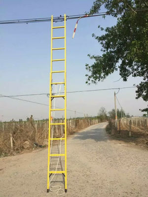 8m FRP ไฟเบอร์กลาสส่วนต่อขยายบันไดก่อสร้าง Tower Erction Tools