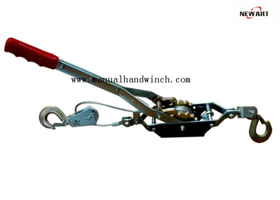 เหล็กกล้า A3 1T Cable Winch Puller Transmission Line เครื่องมือร้อยเชือก