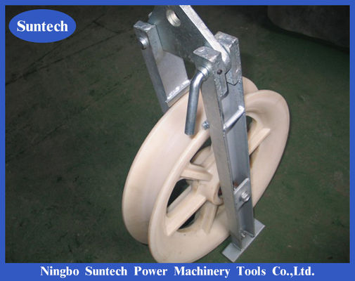 บล็อกดึงลวดไนลอนเดี่ยว 508 มม. 40KN บล็อกร้อยสายตัวนำ