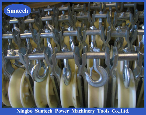 10KN Single Clevis Style Nylon Sheave Conductor Stringing Blocks