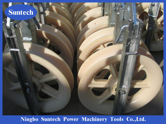 สายโสหุ้ย Single Sheave Conductor Stringing Triple Pulley Block