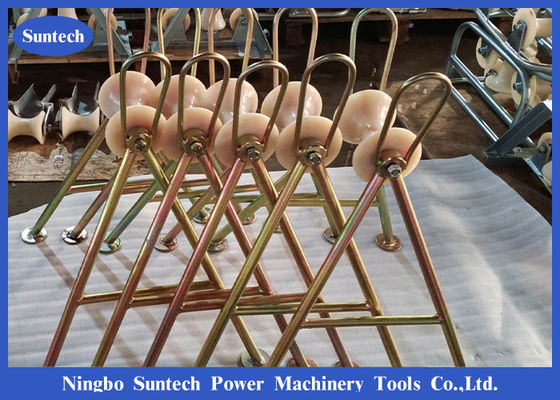 ลวดสลิงตรง 10kn เคเบิ้ลกลองลูกกลิ้งสำหรับดึงสายเคเบิลใต้ดิน