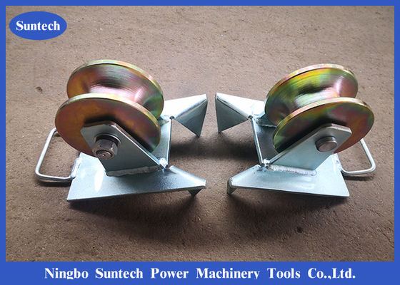 Pithead Aluminium Wheels 80mm Cable Roller Pulley สำหรับป้องกันสายเคเบิล