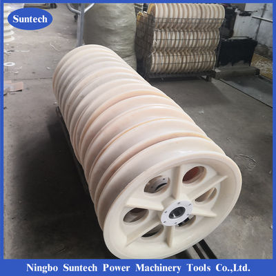 OEM ODM 660x100mm สายส่ง Nylon Sheaves สำหรับบล็อกร้อยสายตัวนำ