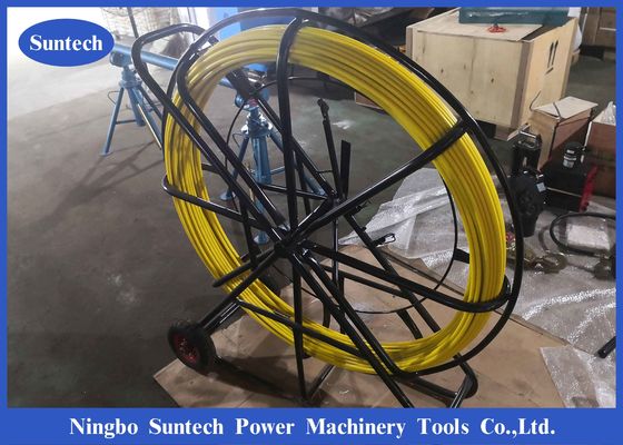 วิศวกรรมไฟฟ้าสายเคเบิลไฟเบอร์กลาส Duct Rodder 13mm Traceable