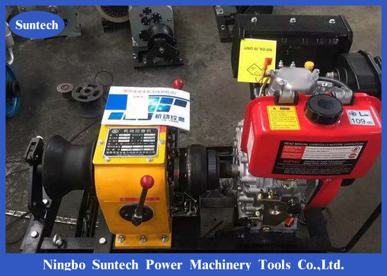 3 Ton Belt Drive 7m / Min High Speed ​​Cable Winch Puller, Cable Powered Winch