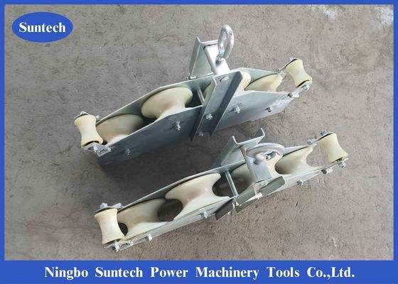 บล็อกรอกสายเคเบิลใยแก้วนำแสง 10KN OPGW Quadrant Block รวมประเภท SHZHD10