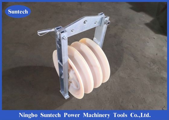 508x100 Nylon Sheave Stringing Pulley Conductor Stringing Blocks