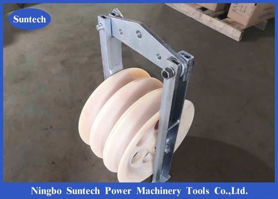 508x100 Nylon Sheave Stringing Pulley Conductor Stringing Blocks