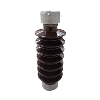 8KN 69KV สายไฟเหนือศีรษะ Porcelain Line Post Insulator