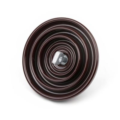 70KN 33KV ฉนวนไฟฟ้าแรงสูงชนิดแผ่นฉนวน Porcelain Suspension