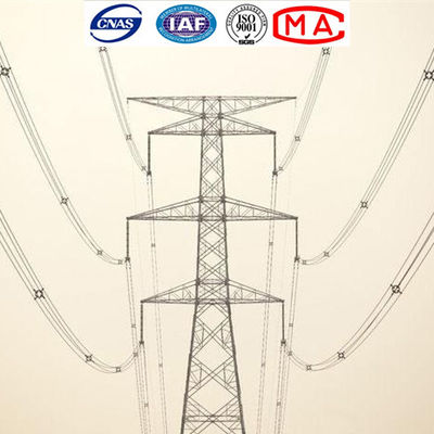 Hot Dip Galvanised Q235 Electric Power Tower For Overhead Line