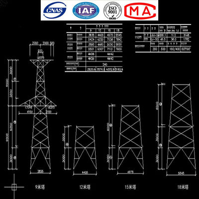 10kv 60kv 132kv 230kv 380kv 400kv เสาไฟฟ้าแรงสูง