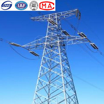10 - 500kv HDG Angle Steel Tower สำหรับสายส่ง