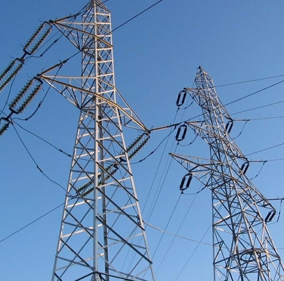 เหลี่ยมรูปกรวย 220kv River Crossing Lattice Steel Tower
