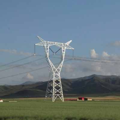 จุ่มร้อนชุบสังกะสี 132kv สายส่งไฟฟ้าทาวเวอร์