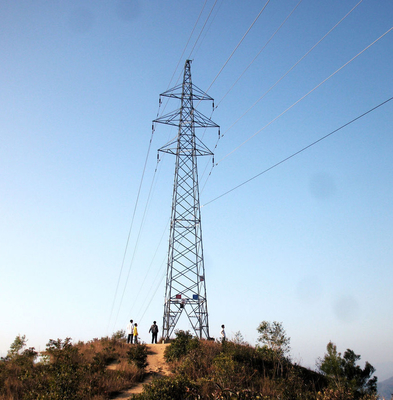 รูปทรงกรวยเหลี่ยม 10kv ถึง 750kv Transmission Line Angle Tower