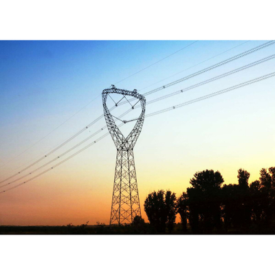 รูปทรงกรวยเหลี่ยม 10kv ถึง 750kv Transmission Line Angle Tower
