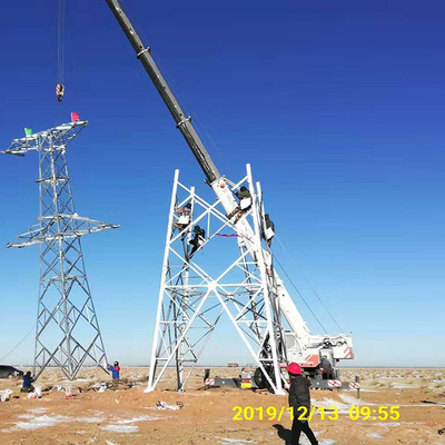 Cross River Angel Steel 35 66 110 220KV สายส่งทาวเวอร์