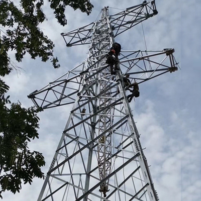 สายส่ง 110kV เหล็กชุบสังกะสีมุมเหล็ก Lattice Pylon