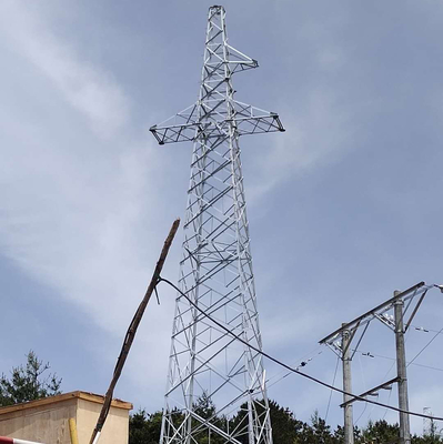 110kV 132kV เสาส่งสัญญาณเซลลูล่าร์เซลลูล่าร์ 4 ขา