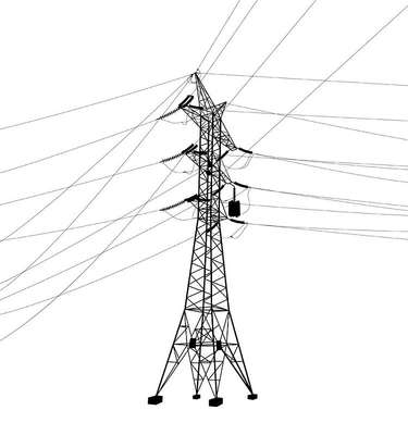 HDG เหล็กฉาก 11 35 220 330 500kV Transmission Line Tower
