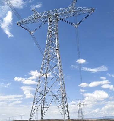 เหล็กชุบสังกะสีมุม 11KV 33KV 132KV 220KV Transmission Tower