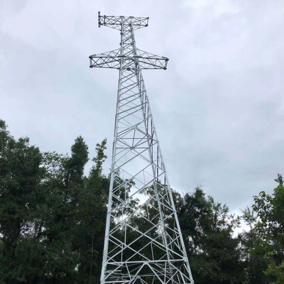 เสาส่งสัญญาณเสาเหล็กมุม HDG 110KV