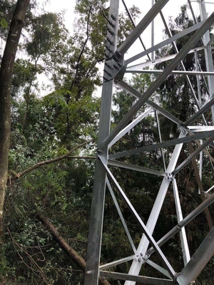 เสาส่งสัญญาณเสาเหล็กมุม HDG 110KV