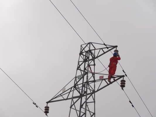 HDG เหล็กฉาก 132KV สายส่งไฟฟ้าทาวเวอร์