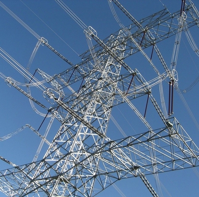 10 - 500KV HDG มุมเหล็กตาข่ายส่งทาวเวอร์