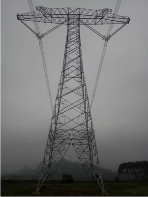 10 - 500KV Double Circuit Lattice Transmission Tower