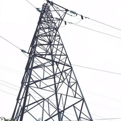 10KV ถึง 750KV ระบบส่งกำลังทาวเวอร์ตาข่ายสังกะสี