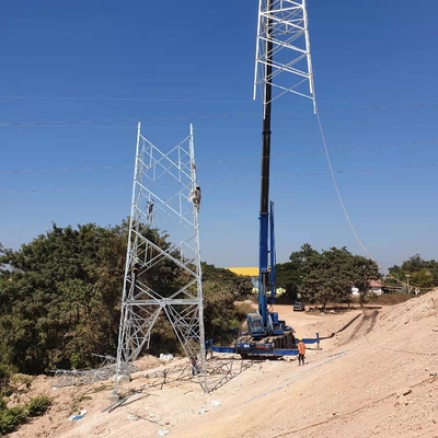 สายส่งไฟฟ้า 132KV HDG Lattice Steel Tower