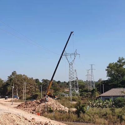 สายส่งไฟฟ้า 132KV HDG Lattice Steel Tower