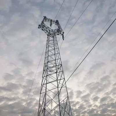 Q235B Q345B Q420 Steel Lattice Tower สำหรับระบบส่งกำลัง