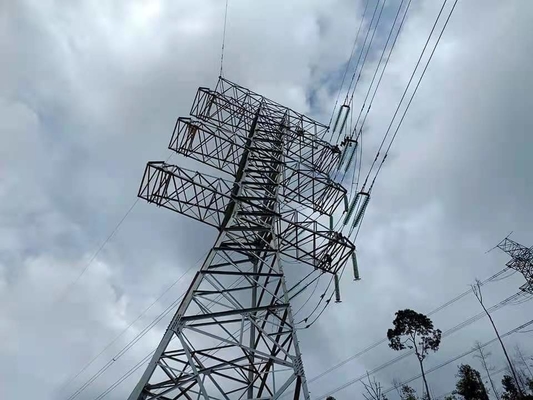 10 - 1000KV ระบบส่งกำลังไฟฟ้า Lattice Steel Towers